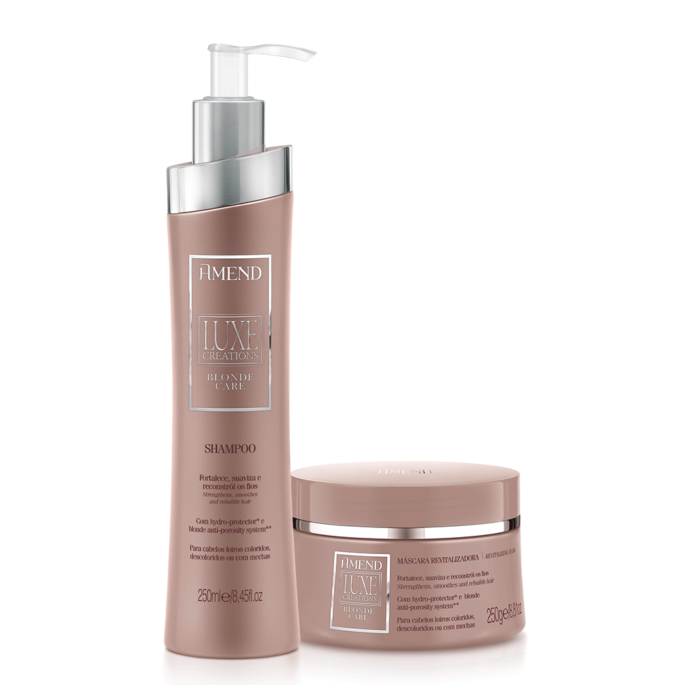 Kit Amend Luxe Creations Blonde Care | 2 produtos image number 0
